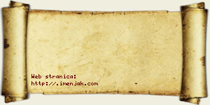 Anđela Alimpić vizit kartica